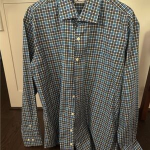 Peter Millar Multicolor Checkered Shirt